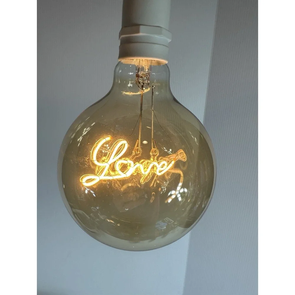 G125 LOVE 4W Bulb Decorative Light LED Filament Amber
